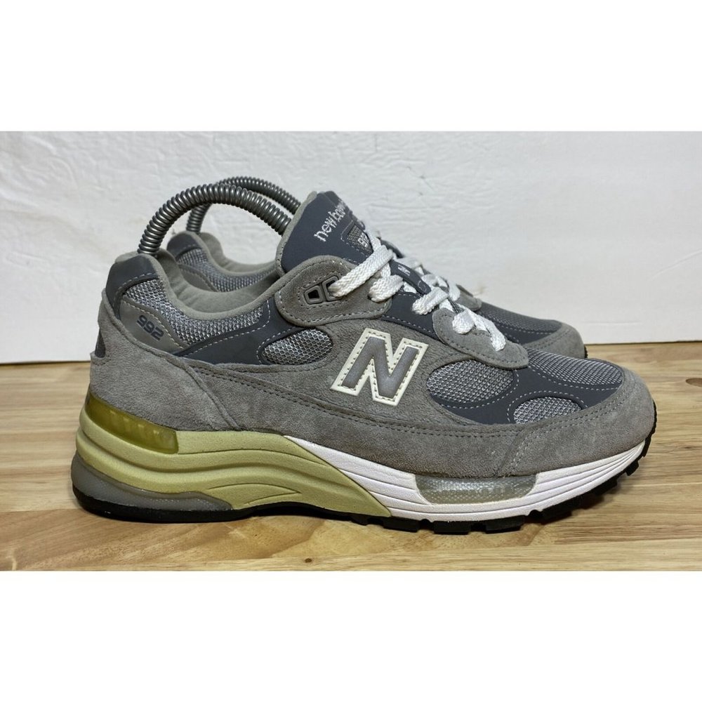 New Balance 992 Gray Suede Made In USA Running Shoes W992GL  Womens Sz 7